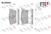 BL2940A1 Sada brzdových destiček, kotoučová brzda FTE