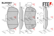 BL2959A1 Sada brzdových destiček, kotoučová brzda FTE