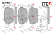 BL2980A1 Sada brzdových destiček, kotoučová brzda FTE