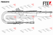 FBS02018 FTE żażné lanko parkovacej brzdy FBS02018 FTE