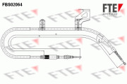 FBS02064 Tažné lanko, parkovací brzda FTE