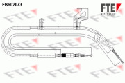 FBS02073 Tažné lanko, parkovací brzda FTE