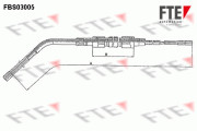 9250103 FTE żażné lanko parkovacej brzdy 9250103 FTE