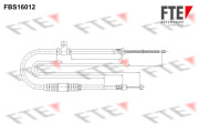 FBS16012 Tažné lanko, parkovací brzda FTE