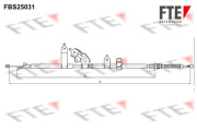 FBS25031 FTE żażné lanko parkovacej brzdy FBS25031 FTE