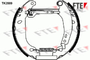 TK2009 Sada brzdových čelistí FTE