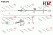 FKS05015 Tažné lanko, ovládání spojky FTE