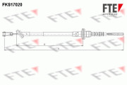 FKS17020 Tažné lanko, ovládání spojky FTE