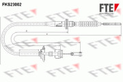 FKS23002 Tažné lanko, ovládání spojky FTE