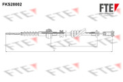 FKS28002 Tažné lanko, ovládání spojky FTE