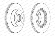 DDF1006C Brzdový kotouč PREMIER FERODO