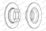 DDF1035X Brzdový kotouč PREMIER FERODO
