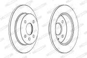 DDF1043X Brzdový kotouč PREMIER FERODO