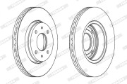 DDF1068X Brzdový kotouč PREMIER FERODO