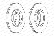 DDF1123C Brzdový kotouč PREMIER FERODO