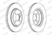 DDF1127X Brzdový kotouč PREMIER FERODO
