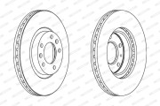 DDF1132C Brzdový kotouč PREMIER FERODO