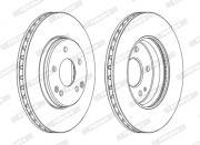 DDF1134C Brzdový kotouč PREMIER FERODO