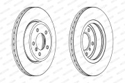 DDF1174C Brzdový kotouč PREMIER FERODO