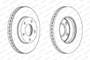 DDF1209C Brzdový kotouč PREMIER FERODO