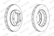 DDF1211X Brzdový kotouč PREMIER FERODO