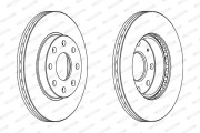DDF1279C Brzdový kotouč PREMIER FERODO