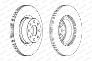 DDF1298C Brzdový kotouč PREMIER FERODO