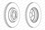 DDF1315C Brzdový kotouč SL FERODO
