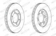 DDF1338X Brzdový kotouč PREMIER FERODO