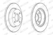 DDF1342X Brzdový kotouč PREMIER FERODO