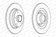 DDF1364 Brzdový kotouč PREMIER FERODO