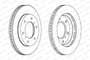 DDF1384C Brzdový kotouč PREMIER FERODO