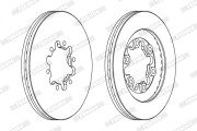 DDF1398X Brzdový kotouč PREMIER FERODO
