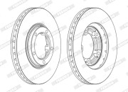 DDF1404C Brzdový kotouč FUSE+ Technology FERODO