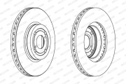 DDF1461C Brzdový kotouč PREMIER FERODO