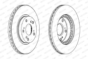 DDF1496 Brzdový kotouč PREMIER FERODO