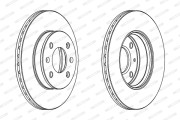 DDF1529C Brzdový kotouč COMPOSITE FERODO