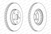 DDF1575C Brzdový kotouč PREMIER FERODO