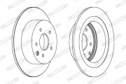 DDF1590X Brzdový kotouč PREMIER FERODO