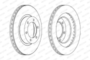 DDF1594C Brzdový kotouč PREMIER FERODO