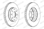 DDF1603X Brzdový kotouč PREMIER FERODO