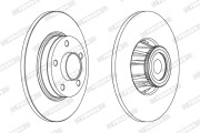 DDF1623C Brzdový kotouč PREMIER FERODO