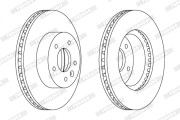 DDF1625X FERODO brzdový kotúč DDF1625X FERODO
