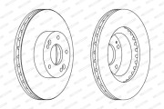 DDF1630C Brzdový kotouč PREMIER FERODO