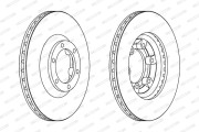 DDF1633 Brzdový kotouč PREMIER FERODO
