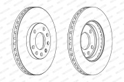 DDF1644C Brzdový kotouč PREMIER FERODO