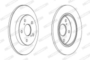 DDF1645X Brzdový kotouč PREMIER FERODO