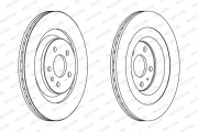 DDF1667C Brzdový kotouč PREMIER FERODO