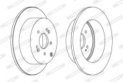 DDF1671X Brzdový kotouč PREMIER FERODO