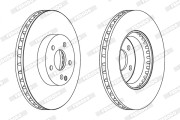 DDF1692X FERODO brzdový kotúč DDF1692X FERODO